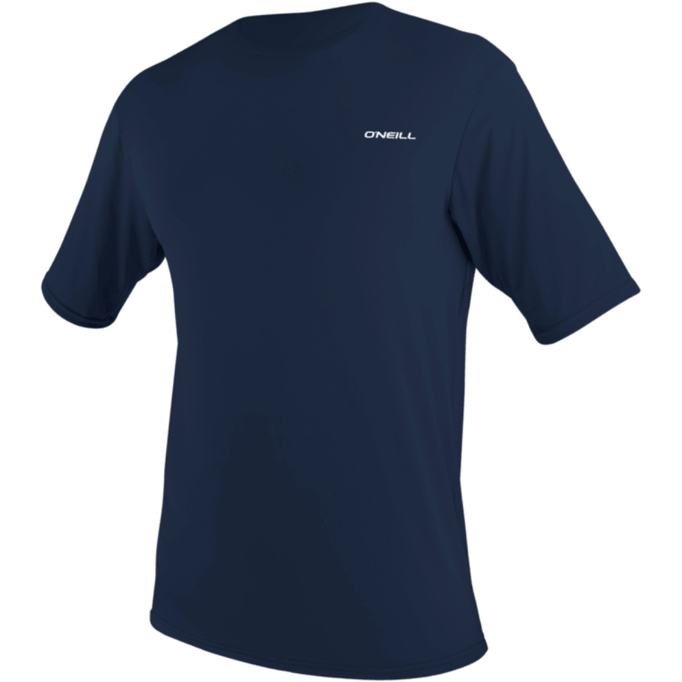 2026 O'Neill Mens Basic Skins Short Sleeve Sun Shirt 5715 - Navy